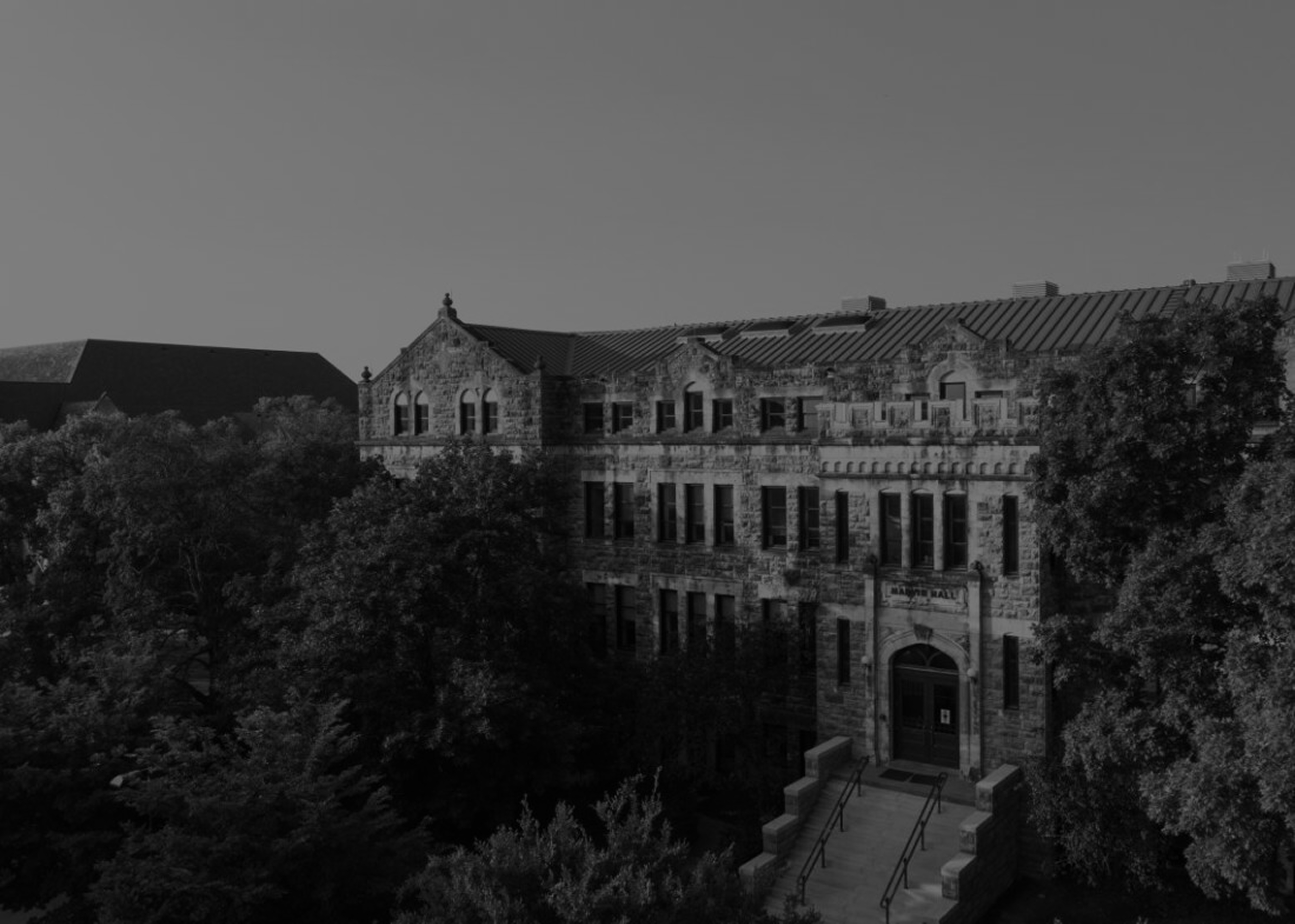 An image of Marvin Hall on the University of Kansas's campus.